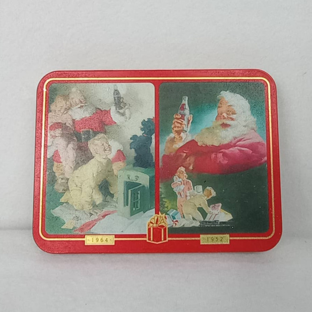 COCA Cola Holiday Santa 2 Decks‎ Nostalgia Playing Cards